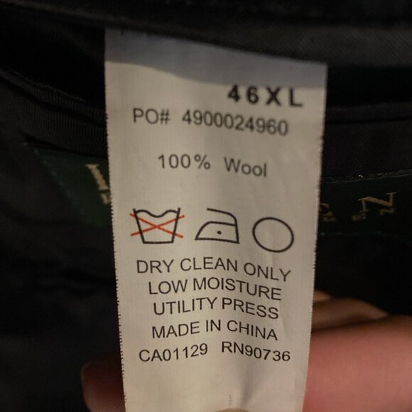 Ralph Lauren Mens Blazer Suit Jacket and Matching Pants - Picture 4 of 8